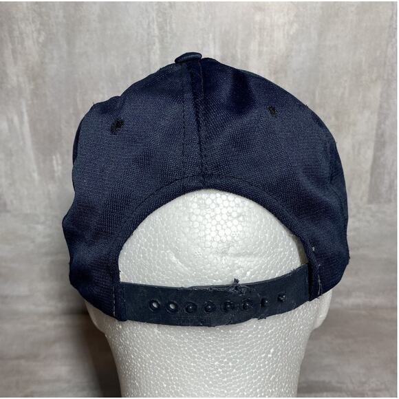 VINTAGE Chicago White Sox Hat Cap Snap Back Mens Navy MLB Baseball Stars 90s - Picture 9 of 11